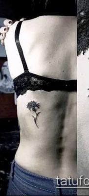 фото тату василек (cornflower tattoo) (значение) — пример рисунка — 033 tatufoto.com