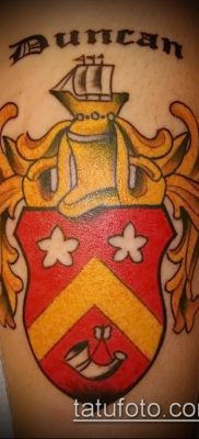 фото тату герб (значение) — пример интересного рисунка тату — 071 tatufoto.com