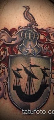 фото тату герб (значение) — пример интересного рисунка тату — 074 tatufoto.com