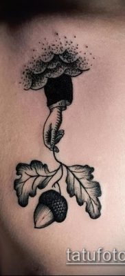 фото тату дуб (tattoo oak) (значение) — пример рисунка — 023 tatufoto.com