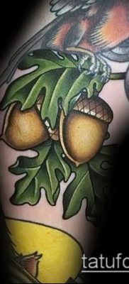 фото тату дуб (tattoo oak) (значение) — пример рисунка — 033 tatufoto.com