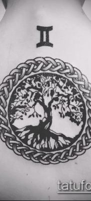 фото тату дуб (tattoo oak) (значение) — пример рисунка — 061 tatufoto.com