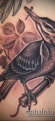 фото тату дятел (значение) — пример интересного рисунка тату — 017 tatufoto.com