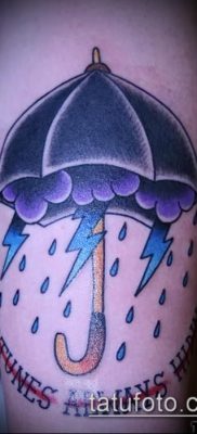 фото тату зонт (значение) — пример интересного рисунка тату — 014 tatufoto.com