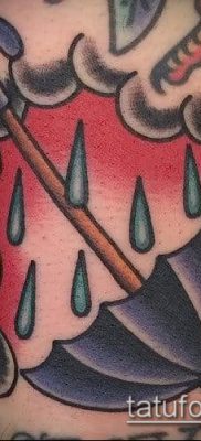 фото тату зонт (значение) — пример интересного рисунка тату — 018 tatufoto.com