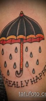 фото тату зонт (значение) — пример интересного рисунка тату — 039 tatufoto.com