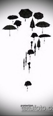 фото тату зонт (значение) — пример интересного рисунка тату — 063 tatufoto.com