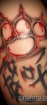 фото тату кастет (значение) — пример интересного рисунка тату — 028 tatufoto.com