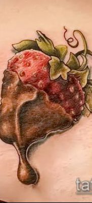 фото тату клубника (Strawberry Tattoos) (значение) — пример рисунка — 027 tatufoto.com