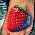 фото тату клубника (Strawberry Tattoos) (значение) - пример рисунка - 058 tatufoto.com