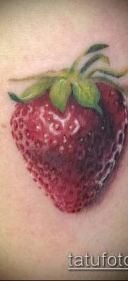 фото тату клубника (Strawberry Tattoos) (значение) — пример рисунка — 069 tatufoto.com