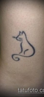 фото тату кот (значение) — пример интересного рисунка тату — 014 tatufoto.com