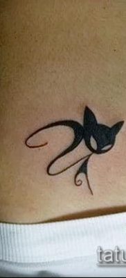фото тату кот (значение) — пример интересного рисунка тату — 017 tatufoto.com