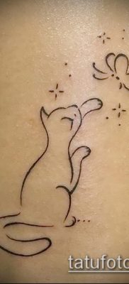 фото тату кот (значение) — пример интересного рисунка тату — 023 tatufoto.com