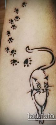 фото тату кот (значение) — пример интересного рисунка тату — 031 tatufoto.com