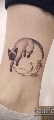 фото тату кот (значение) — пример интересного рисунка тату — 044 tatufoto.com