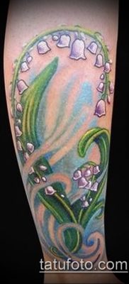 фото тату ландыши (lilies of the valley tattoo) (значение) — пример рисунка — 001 tatufoto.com