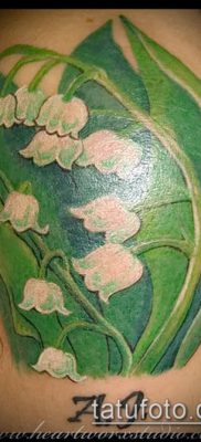 фото тату ландыши (lilies of the valley tattoo) (значение) — пример рисунка — 002 tatufoto.com
