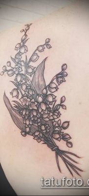 фото тату ландыши (lilies of the valley tattoo) (значение) — пример рисунка — 003 tatufoto.com