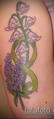фото тату ландыши (lilies of the valley tattoo) (значение) — пример рисунка — 012 tatufoto.com