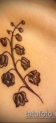 фото тату ландыши (lilies of the valley tattoo) (значение) — пример рисунка — 016 tatufoto.com