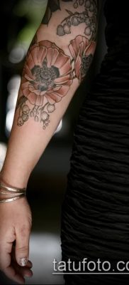 фото тату ландыши (lilies of the valley tattoo) (значение) — пример рисунка — 018 tatufoto.com