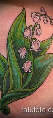 фото тату ландыши (lilies of the valley tattoo) (значение) — пример рисунка — 020 tatufoto.com