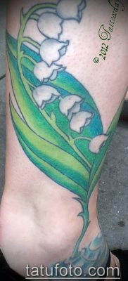 фото тату ландыши (lilies of the valley tattoo) (значение) — пример рисунка — 023 tatufoto.com