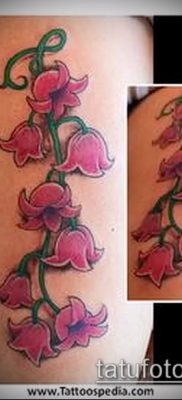 фото тату ландыши (lilies of the valley tattoo) (значение) — пример рисунка — 028 tatufoto.com