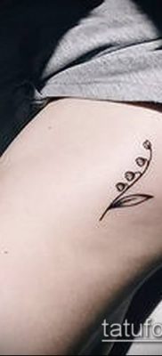фото тату ландыши (lilies of the valley tattoo) (значение) — пример рисунка — 036 tatufoto.com