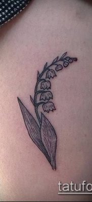 фото тату ландыши (lilies of the valley tattoo) (значение) — пример рисунка — 040 tatufoto.com