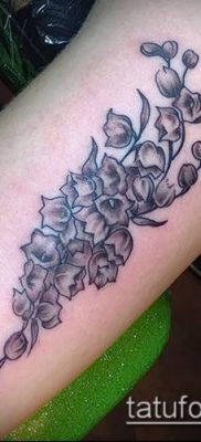 фото тату ландыши (lilies of the valley tattoo) (значение) — пример рисунка — 041 tatufoto.com