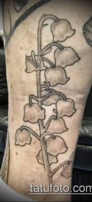 фото тату ландыши (lilies of the valley tattoo) (значение) — пример рисунка — 042 tatufoto.com