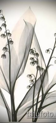 фото тату ландыши (lilies of the valley tattoo) (значение) — пример рисунка — 043 tatufoto.com