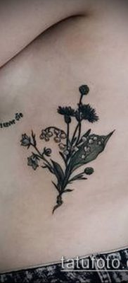 фото тату ландыши (lilies of the valley tattoo) (значение) — пример рисунка — 046 tatufoto.com