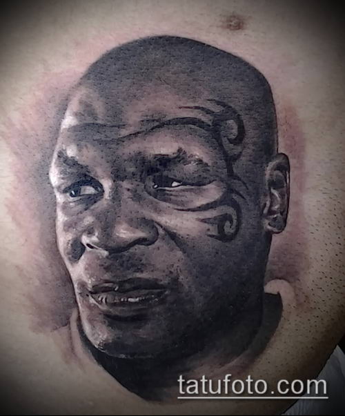 фото тату лицо (portrait tattoo) (значение) - пример рисунка - 080 tatufoto.com