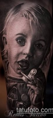 фото тату лицо (portrait tattoo) (значение) — пример рисунка — 088 tatufoto.com