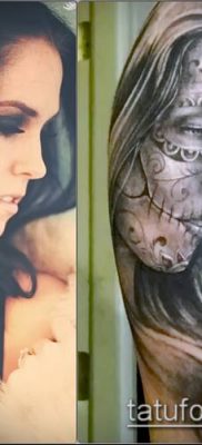 фото тату лицо (portrait tattoo) (значение) — пример рисунка — 092 tatufoto.com