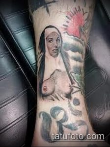 фото тату монашка (значение) - пример интересного рисунка тату - 045 tatufoto.com