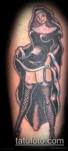 фото тату монашка (значение) - пример интересного рисунка тату - 047 tatufoto.com