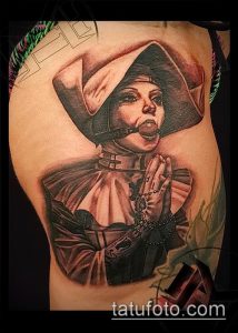 фото тату монашка (значение) - пример интересного рисунка тату - 053 tatufoto.com