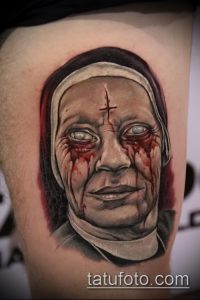 фото тату монашка (значение) - пример интересного рисунка тату - 054 tatufoto.com