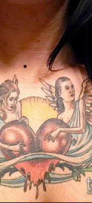 фото тату на груди (значение) — пример интересного рисунка тату — 035 tatufoto.com