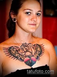 фото тату на груди (значение) - пример интересного рисунка тату - 063 tatufoto.com