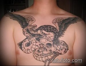фото тату на груди (значение) - пример интересного рисунка тату - 066 tatufoto.com