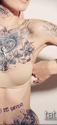 фото тату на груди (значение) — пример интересного рисунка тату — 115 tatufoto.com
