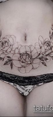 фото тату на животе (tattoo on her stomach) (значение) — пример рисунка — 019 tatufoto.com