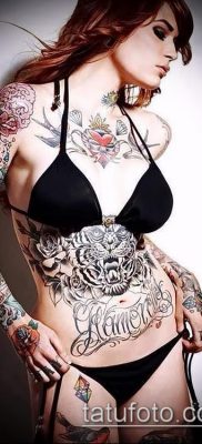 фото тату на животе (tattoo on her stomach) (значение) — пример рисунка — 031 tatufoto.com