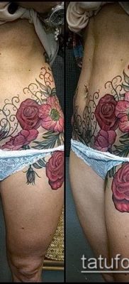 фото тату на животе (tattoo on her stomach) (значение) — пример рисунка — 046 tatufoto.com
