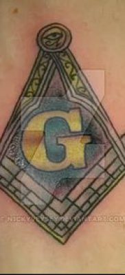 фото тату на ляжке (tattoo Masons) (значение) — пример рисунка — 012 tatufoto.com